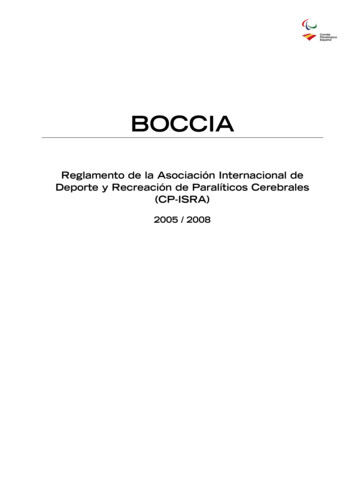 BOCCIA - Deporte.gob.mx