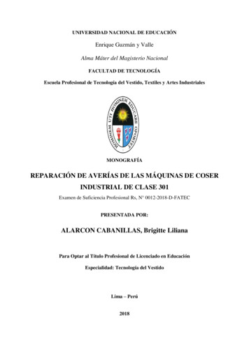 Reparación De Averías De Las Máquinas De Coser Industrial De Clase 301 .