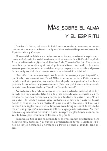 M SOBRE EL ALMA EL ESPÍRITU - Aguasvivas.cl