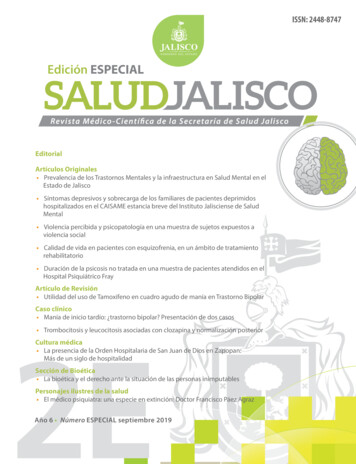 Revista Salud NUMERO ESPECIAL 2019 - Jalisco