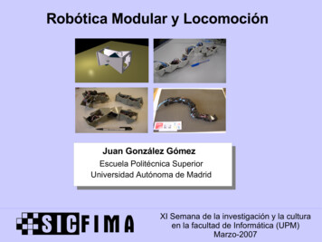 Robótica Modular Y Locomoción