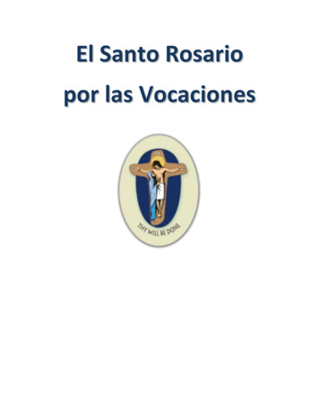Rosario Por Vocaciones - Archdiocese Of Baltimore