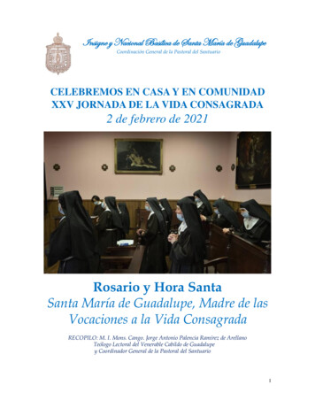 Rosario Y Hora Santa Por La Vida Consagrada - Basílica De Santa María .