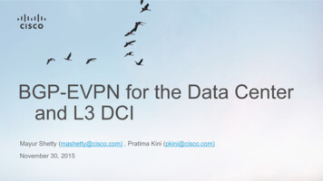 BGP-EVPN For The Data Center And L3 DCI - NANOG