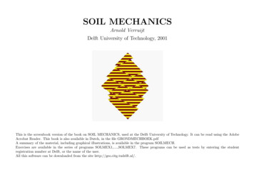 SOIL MECHANICS - Internet Archive