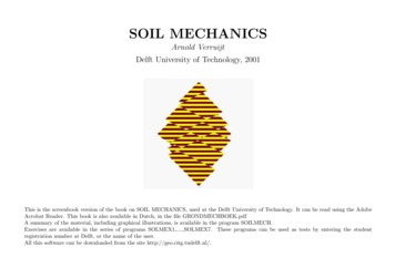 SOIL MECHANICS - Chandigarh