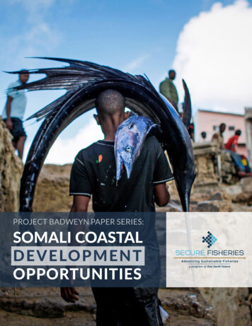 Somali Coastal Development Opps - Secure Fisheries