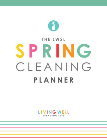 THE LWSL SPRING - Living Well Spending Less 