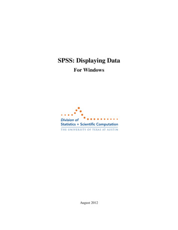 SPSS Displaying Data Tutorial New - SSRIC