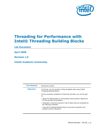 Threading For Performance With Intel Threading Building Blocks