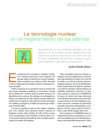 La Tecnología Nuclear En El Mejoramiento De Las Plantas