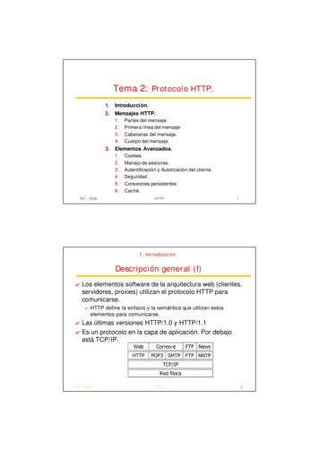 Tema 2: Protocolo HTTP. - UV