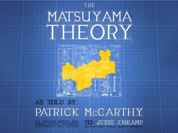 The Matsuyama Theory Free KbJ EBook