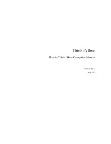 Think Python - Files.olosh.dev