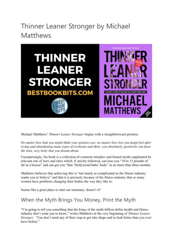 Thinner Leaner Stronger By Michael Matthews - Bestbookbits