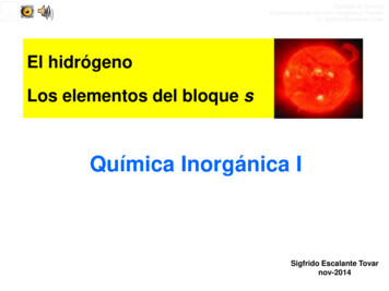 Química Inorgánica I - UNAM