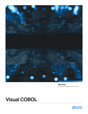 Visual COBOL Brochure - Micro Focus