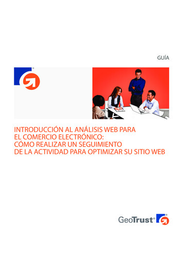 Introducción A La Analítica Web Para El Comercio . - GeoTrust