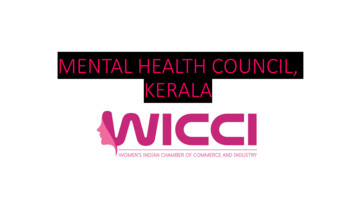 Mental Health Council, Kerala - Wicci