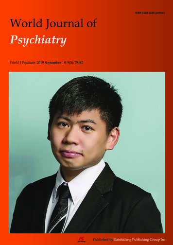 World Journal Of Psychiatry - Microsoft