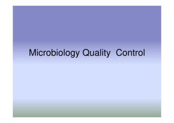 Microbiology Quality Control - Semantic Scholar