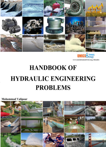  Esciencecentral /ebooks HANDBOOK OF HYDRAULIC ENGINEERING PROBLEMS