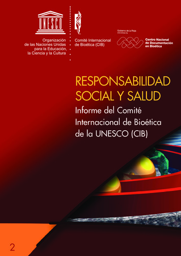 Responsabilidad Social Y Salud - Cibir