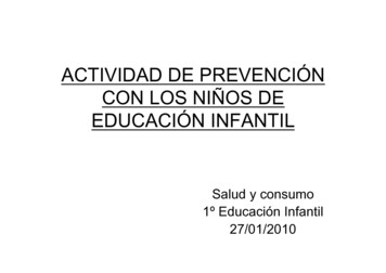 Actividad De Prevención Con Los Niños De Educación Infantil