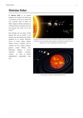 Sistema Solar - Icesi