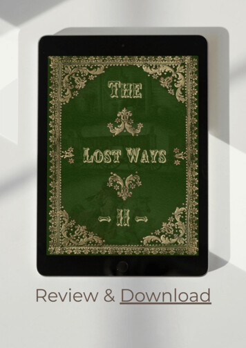 The Lost Ways PDF Book By - Cdn.heyzine 