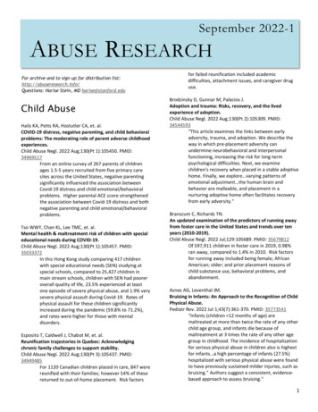 September 2022-1 ABUSE RESEARCH