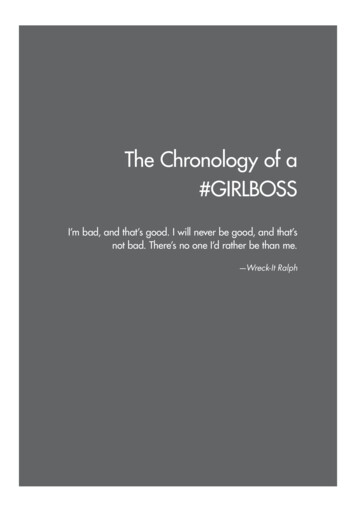 The Chronology Of A #GIRLBOSS - Waterstones