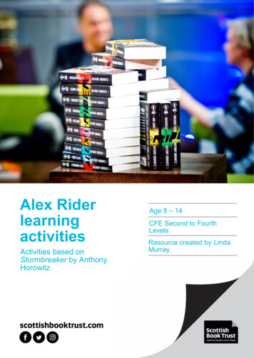 Alex Rider - Scottish Book Trust