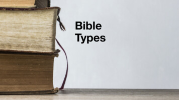 Bible Types - D3iqwsql9z4qvn.cloudfront 