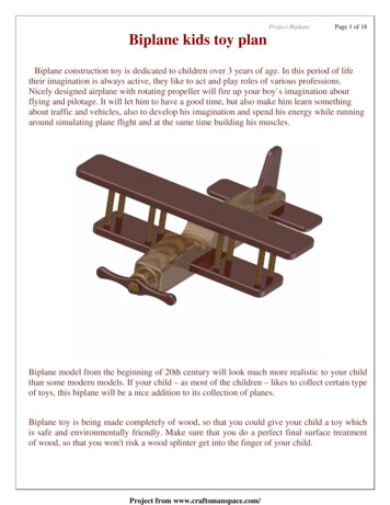 Wooden Biplane Kids Toy Plan - Ia802904.us.archive 