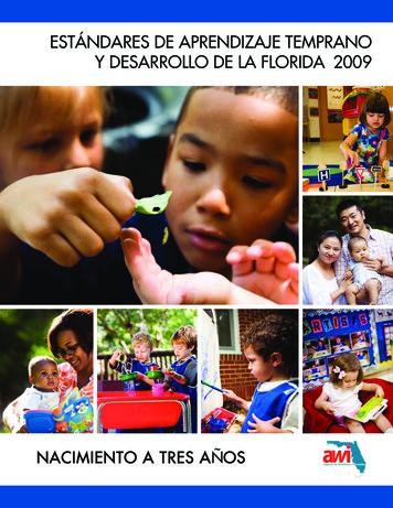 Estándares De Aprendizaje Temprano Y Desarrollo De La Florida 2009