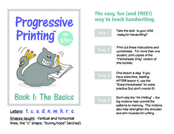 The Easy, Fun (and FREE!) Progressive Way To Teach Handwriting .