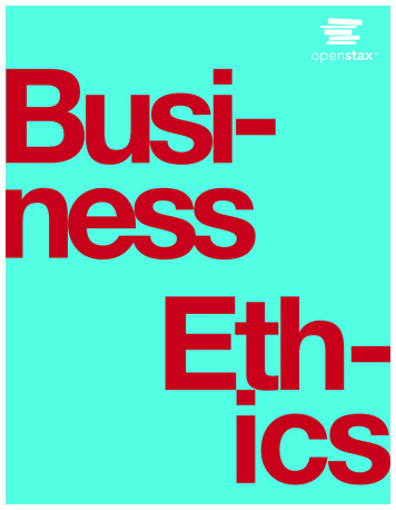 Business Ethics - University Of The People
