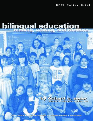 Bilingual Education - Reason Foundation