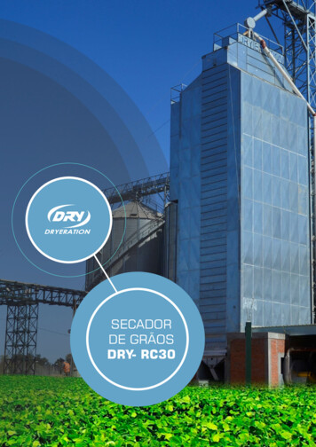 SECADOR DE GRÃOS DRY- RC30 - Dryeration .br