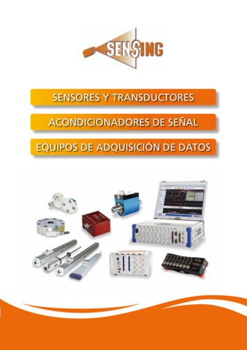Sensores Y Transductores Acondicionadores De Señal Equipos De .
