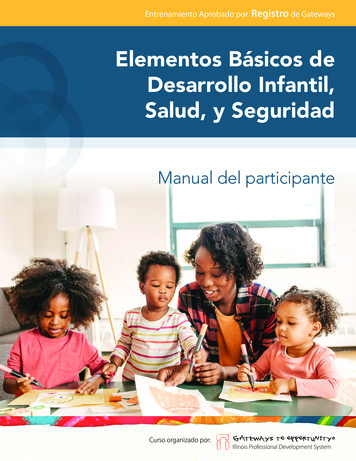 Elementos Básicos De Desarrollo Infantil, Salud, Y Seguridad