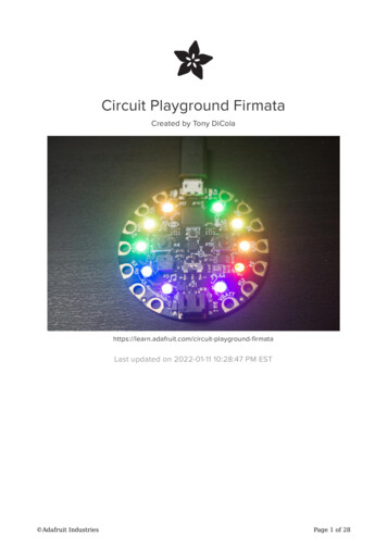 Circuit Playground Firmata - Adafruit Industries