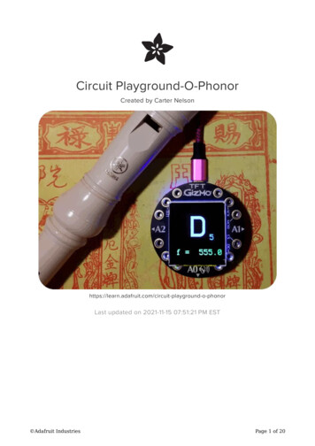 Circuit Playground-O-Phonor - Adafruit Industries
