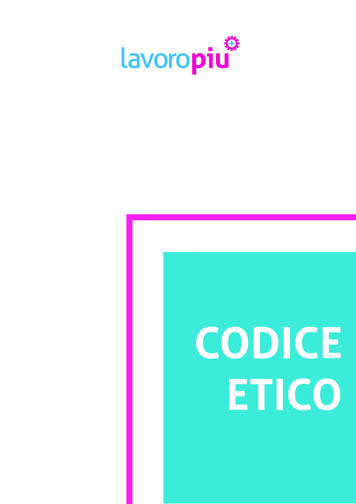CODICE ETICO - Lavoropiu