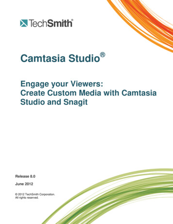 Create Camtasoa Studio 8 Library Media - TechSmith
