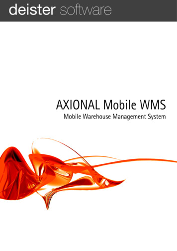 Axional Mobile WMS ES - Axionalsii.deister 