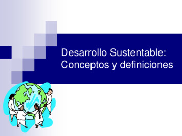 Desarrollo Sustentable: Conceptos Y Definiciones - Weebly
