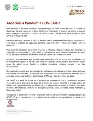 Atención A Pandemia COV-SAR-2 - Xochimilco.cdmx.gob.mx