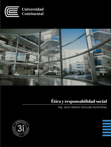 Ética Y Responsabilidad Social